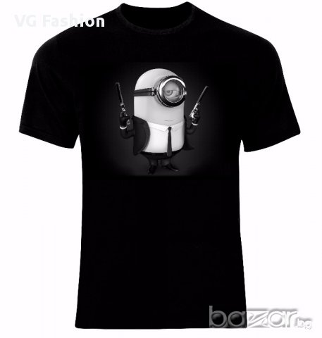 Миньон Minion Hitman Funny Тениска Мъжка/Дамска S до 2XL, снимка 1