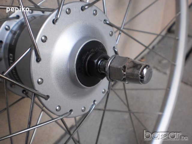Продавам колела внос от Германия двойностенна усилена капла с динамо главина 26 цола SHIMANO DH-3N30, снимка 10 - Части за велосипеди - 19240251