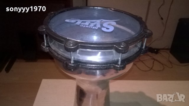 BIGG INOXX-Тарамбука 40х25см-алуминиева-нова от сирия, снимка 3 - Ударни инструменти - 22373151