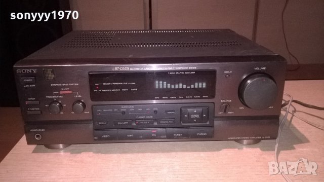 sony ta-d509 stereo amplifier-made in japan-внос швеицария, снимка 2 - Ресийвъри, усилватели, смесителни пултове - 21948469