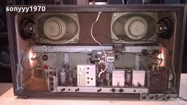 АНТИКА-Saba stereo receiver-лампова антика-внос швеицария, снимка 4 - Ресийвъри, усилватели, смесителни пултове - 18456217