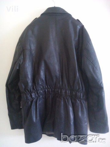 Кожено яке Индииско - естествена тележка кожа + колан, снимка 2 - Якета - 15742868