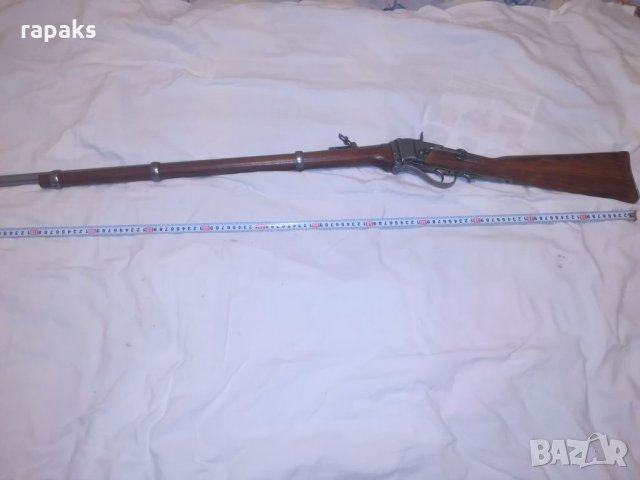 Артилерийска бойна карабина Sharps 1859, РЕПЛИКА на пушка, снимка 3 - Колекции - 22430562