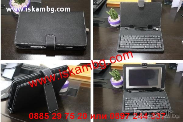 Калъф за Таблет 7 + клавиатура с micro usb, снимка 9 - Клавиатури и мишки - 12538491