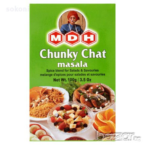 MDH Chunky Chat Masala/МДХ Микс индийски подправки за салати 100г, снимка 1 - Дистанционни - 16926559