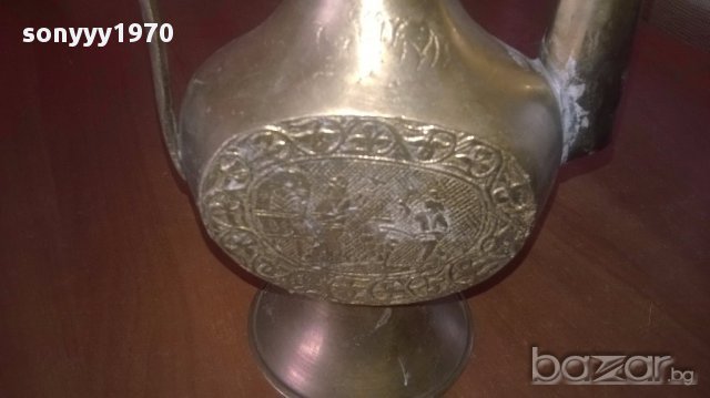 Ретро кана ориенталска масивна-31/18/7см-внос швеицария, снимка 10 - Антикварни и старинни предмети - 16554908