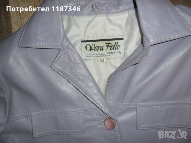 Vera Pelle кожено италиянско яке/сако, снимка 3 - Сака - 22742766