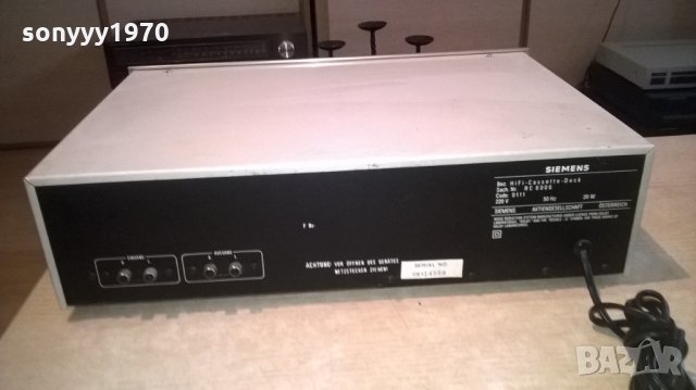 siemens rc 6006 hifi deck-внос швеицария, снимка 14 - Декове - 24508381