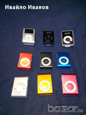 Спортен мини mp3 player щипка ,слушалки и адаптер