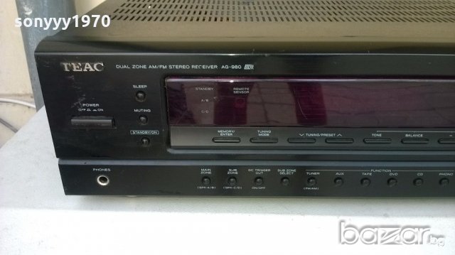 Teac ag-980 tokyo japan-внос швеицария, снимка 4 - Ресийвъри, усилватели, смесителни пултове - 18254872