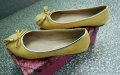Дамски балеринки, жълти, нови, с кутия, снимка 4