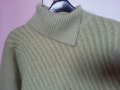 Дамски вълнен пуловер цвят резидав, снимка 2