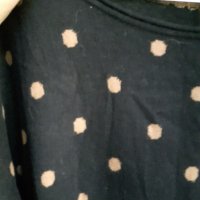 H&M - черен половер на точки, снимка 3 - Блузи с дълъг ръкав и пуловери - 19748411