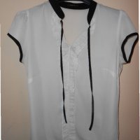 Елегантна блуза/ риза  с къс ръкав   Mohito, снимка 1 - Ризи - 20879113