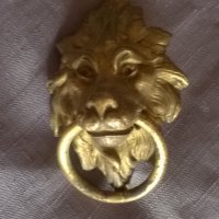 стара барокова апликация-лъвска глава, снимка 1 - Антикварни и старинни предмети - 25174108