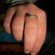 сребърен пръстен с перла, снимка 5 - Пръстени - 16849390