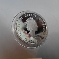 Сребърна монета 15 долара Канада, снимка 7 - Нумизматика и бонистика - 23553705