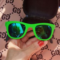 Зелени Слънчеви очила сгъваеми унисекс , снимка 2 - Слънчеви и диоптрични очила - 25478004