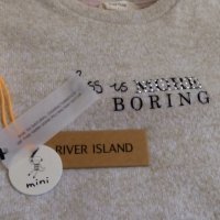 Блузка River Island 18-24m, обличана веднъж, снимка 2 - Бебешки блузки - 23386483