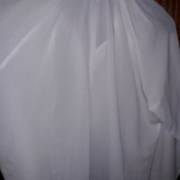 Дамска широка тънка блуза с дълъг ръкав бяла, снимка 5 - Блузи с дълъг ръкав и пуловери - 23114759