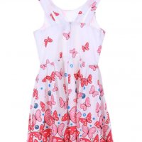 Нова детска рокля Пеперуди, снимка 2 - Детски рокли и поли - 25573656