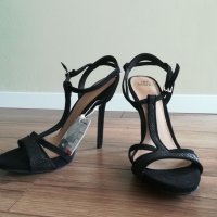 Нови високи официални сандали Zara, снимка 2 - Дамски елегантни обувки - 25183159