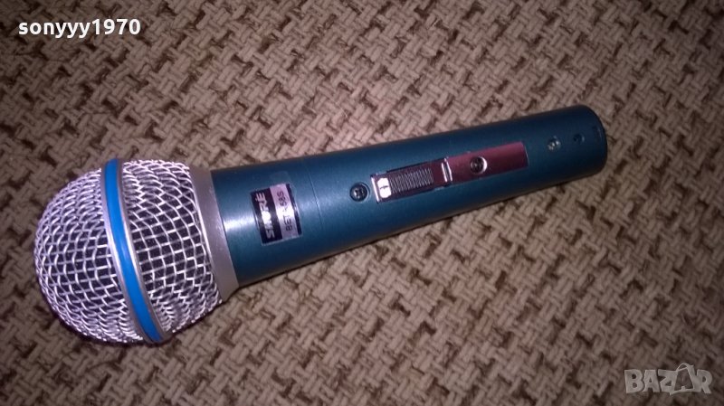 shure beta sm58s-mic-вокален-внос швеицария, снимка 1