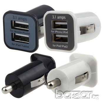 USB зарядно за кола за телефон и други, снимка 1