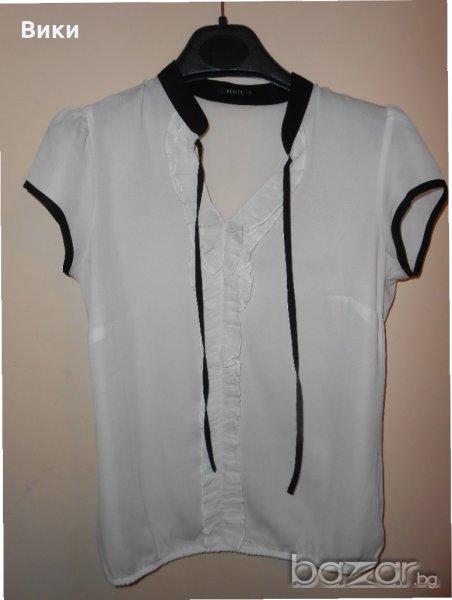 Елегантна блуза/ риза  с къс ръкав   Mohito, снимка 1
