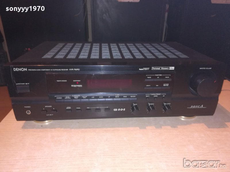 denon avr-700rd receiver-за ремонт-внос швеицария, снимка 1