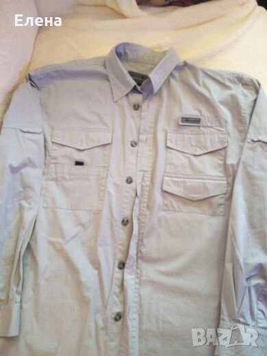 Мъжка спортна сива риза, размер Л , снимка 1