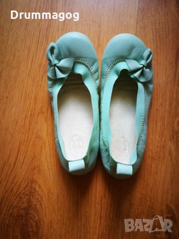 Балеринки естествена кожа, №28, снимка 2 - Детски сандали и чехли - 21915511