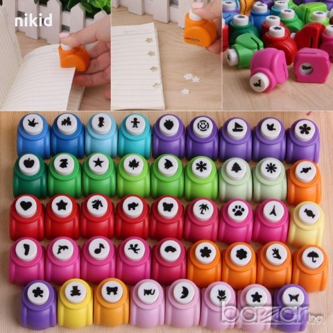 перфоратор пънч уред за рязане декориране декорация формички дупки Scrapbook, снимка 2 - Други - 15676867