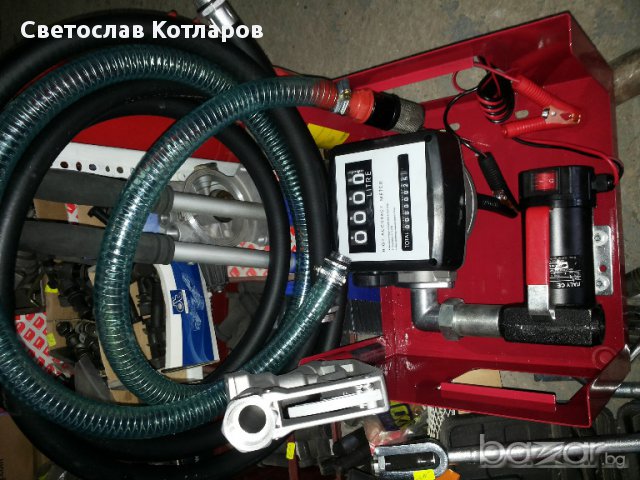 помпа горива 12 волта с пистолет и брояч, снимка 7 - Аксесоари и консумативи - 14429031
