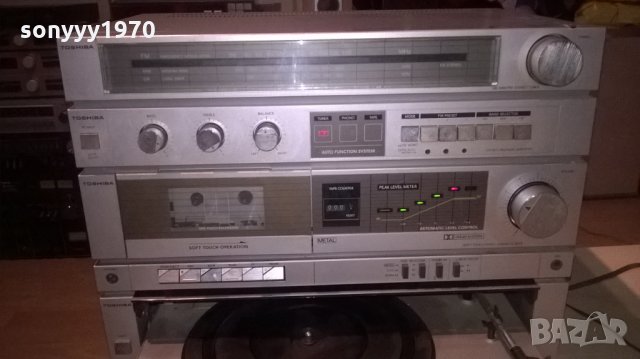 toshiba sl-10 ampli/tuner/deck/turntable-made in japan-swiss, снимка 6 - Ресийвъри, усилватели, смесителни пултове - 24433166