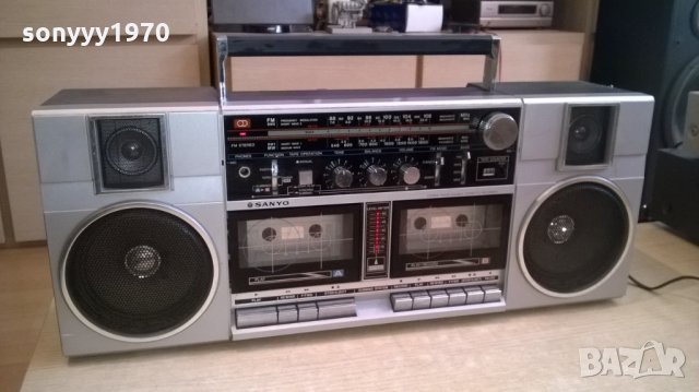 sanyo m-w2k-made in japan-внос швеицария, снимка 5 - Радиокасетофони, транзистори - 25111310