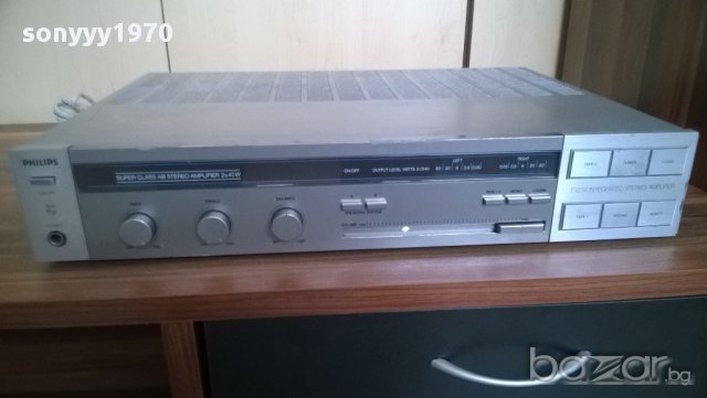 ★ █▬█ 0 ▀█▀ ★ philips f4234/00-stereo amplifier-230w-made in belgium-внос швеицария, снимка 17 - Ресийвъри, усилватели, смесителни пултове - 8939103