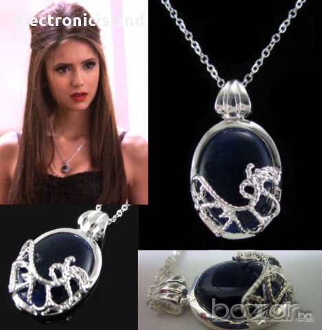 Колие дневен амулет на Катрин от Дневниците на вампира The Vampire diaries медальон