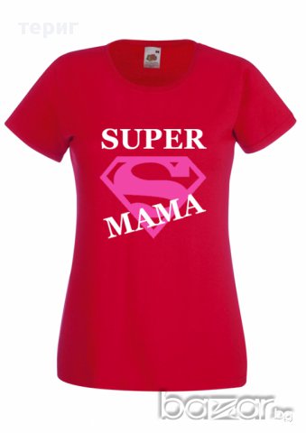 супер мама, снимка 5 - Тениски - 12960338