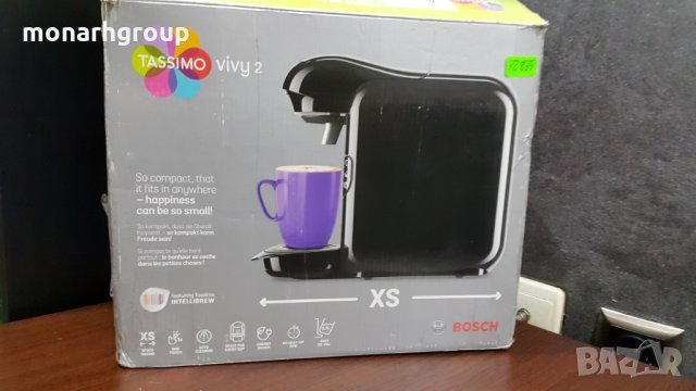 Еспресо машина Bosch Tassimo Vivy II TAS1402, 1300w, 3.3 бара, 0.7 л, Самопочистване + Премахване на, снимка 5 - Кафемашини - 24146815