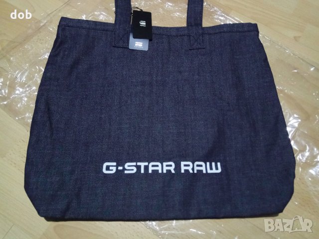 Нова чанта G-Star Denim Shopper, оригинал, снимка 8 - Чанти - 23629871