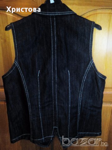 Черен елек с ревер, Син елек, снимка 2 - Други - 15859127