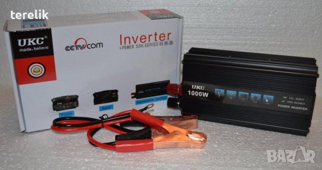 ПРОМОЦИЯ!!! ИНВЕРТОРИ UKC от 300W до 4000W -12V или 24v /220V, снимка 13 - Друга електроника - 25019194