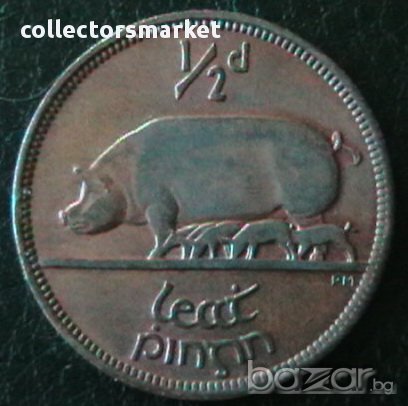 ½ пени 1964, Ирландия