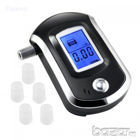 Цифров LCD дрегер за алкохол тестер анализатор детектор за полиция, снимка 2 - Друга електроника - 20523188