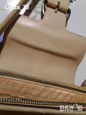 Дам.чанта-"ESPRIT"-/ест.кожа/,цвят-пудра. Закупена от Германия., снимка 13 - Чанти - 21698602