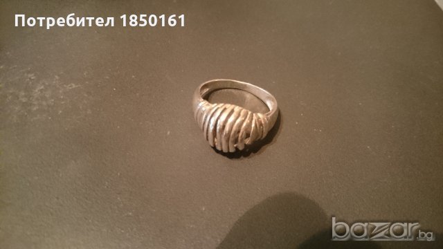 Нова цена 14 лв.! Сребърен пръстен, снимка 3 - Пръстени - 20199063