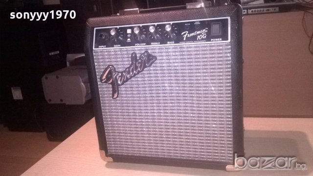 fender frontman 10g-китарно кубе-28х26х15см-внос англия, снимка 3 - Тонколони - 18814435