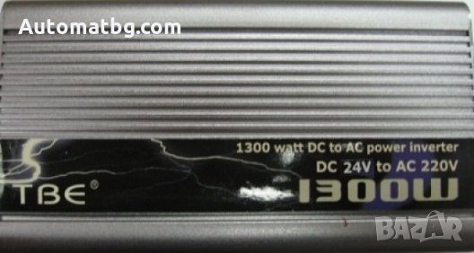 Инвертор,преобразувател от 24V към 220V 1300W, снимка 3 - Аксесоари и консумативи - 23988967