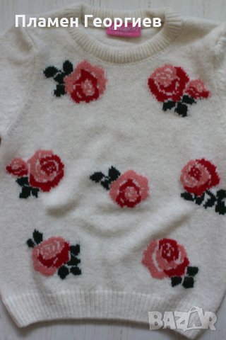 Фин и мек пуловер LC Waikiki на рози, снимка 2 - Детски пуловери и жилетки - 25567112
